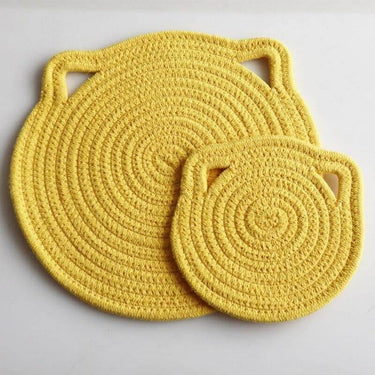 Kitchen Catz Hanging Placemat Placemats KittyNook Yellow 30cm